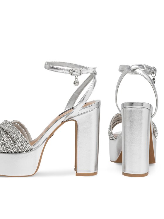 Nine West Nine West Босоніжки WFA2736-1 Срібний