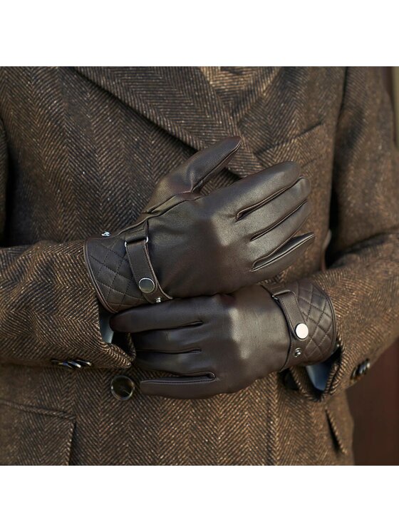 napo gloves napo gloves Rękawiczki Męskie napoMODERN (brązowy) M Brązowy