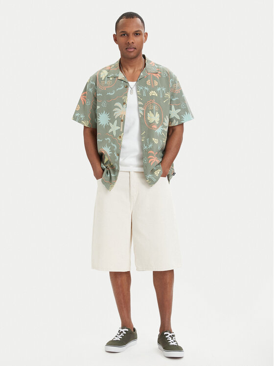 Billabong Billabong Koszula Vacay EBYWT03019 Zielony ciemny Relaxed Fit