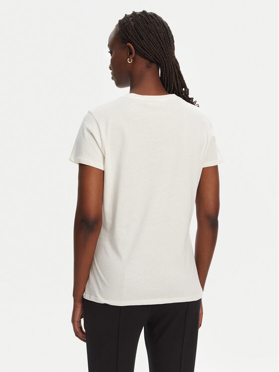 Liu Jo Sport Liu Jo Sport Тишърт TA5179 J6040 Бял Regular Fit