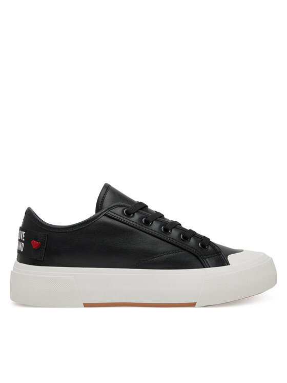 LOVE MOSCHINO Plátenky JA15012G1MIA0000 Čierna