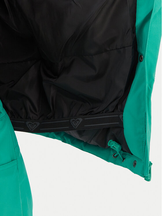 Roxy Roxy Lyžařská bunda Snow Winter Rebel JK ERJTJ03545 Zelená Regular Fit