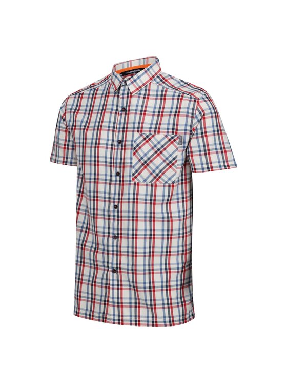 Regatta Regatta Koszula Mindano VIII Czerwony Short Fit