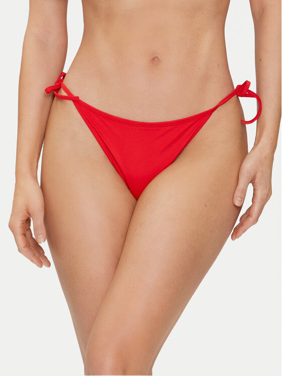 Calvin Klein Swimwear Spodnji del bikini KW0KW02431 Rdeča