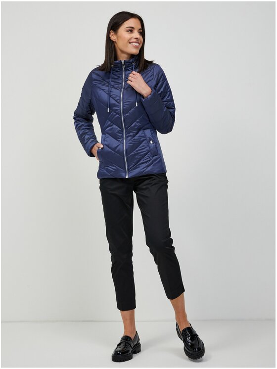 Orsay Orsay Kurtka zimowa 811125-534000__42 Granatowy Regular Fit