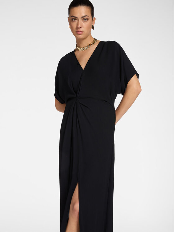 Elena Mirò Elena Mirò Sukienka wieczorowa 7066Z000116N033 Czarny A-Line Fit