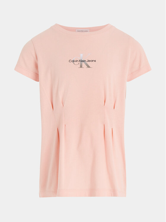 Calvin Klein Jeans Calvin Klein Jeans T-Shirt Monogram IG0IG02103 Růžová Regular Fit