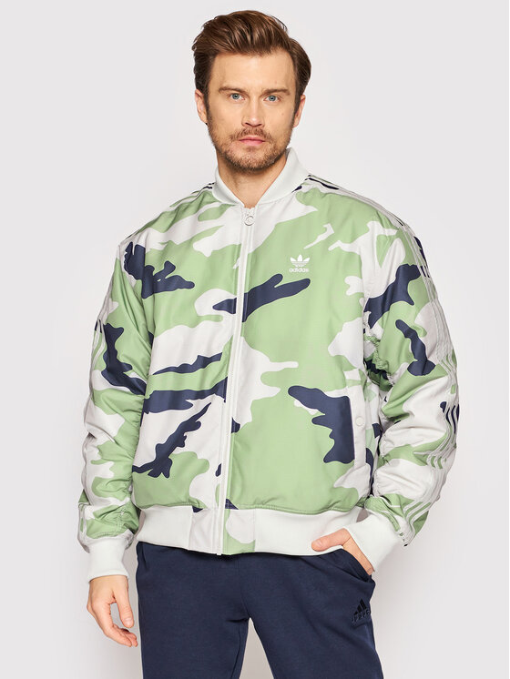 Adidas green camo jacket 2025