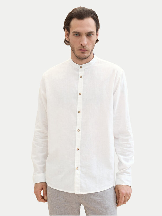 Férfi Ing Tom Tailor, Méret: XXL, Fehér, 1040140