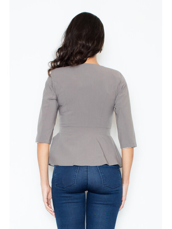 FIGL FIGL Sako M132 Šedá Regular Fit