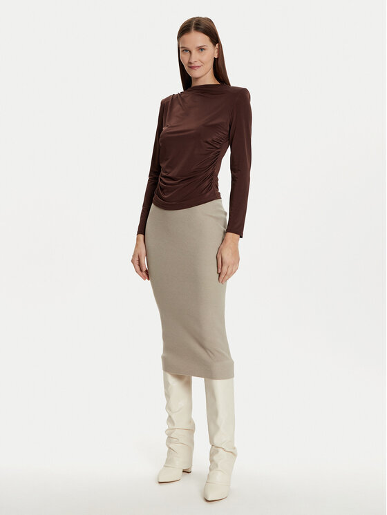 Vero Moda Vero Moda Ceruzaszoknya Fantastic 10320638 Szürke Slim Fit