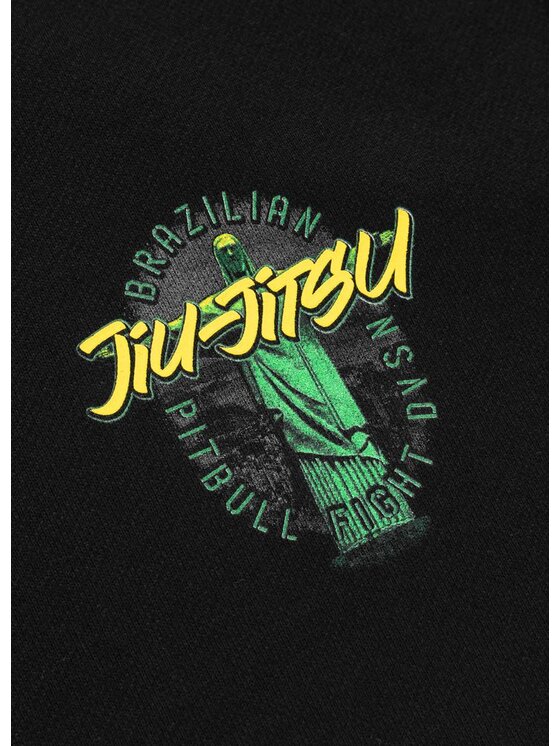 PITBULL PITBULL Bluza BJJ FIGHT DVSN Czarny Regular Fit