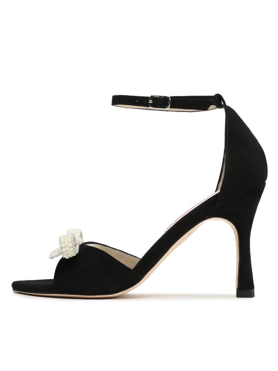Custommade Custommade Sandalen Ashley Pearl Bow 999621046 Schwarz