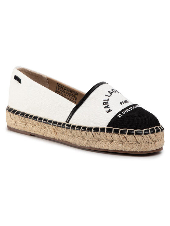 KARL LAGERFELD KARL LAGERFELD Espadrile KL80108 Alb