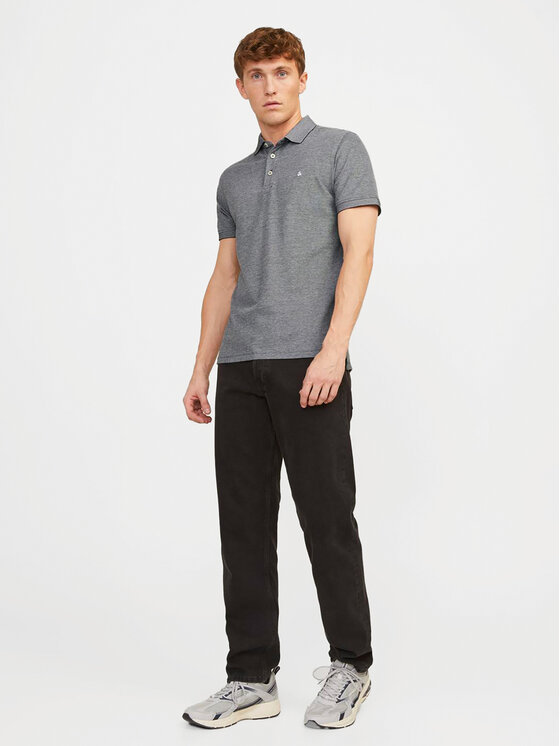 Jack&Jones Jack&Jones Polo Paulos 12136668 Siva Slim Fit