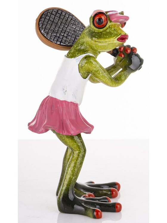 MIAhome MIAhome Figurka żabka FROGG tenisistka Zielony