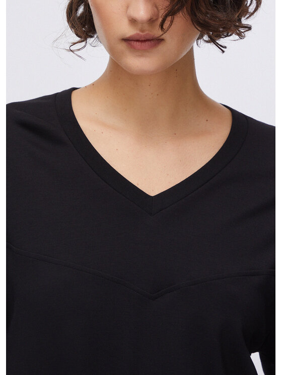 Liu Jo Liu Jo Bluza TA6242JS18222222 Czarny Regular Fit