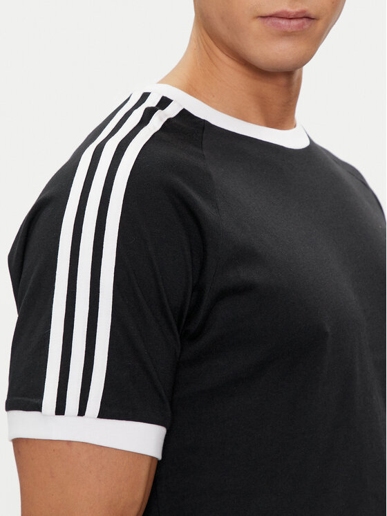 adidas adidas Tricou Adicolor Classics 3-Stripes T-Shirt IA4845 Negru Slim Fit