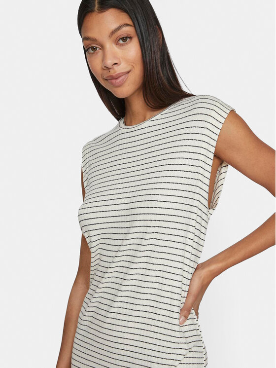 Vila Vila Rochie de zi Lumira 14097196 Écru Regular Fit