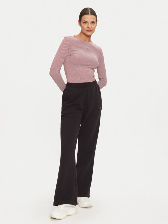 Tommy Jeans Tommy Jeans Блуза Essential DW0DW19043 Червен Slim Fit