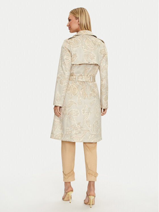 Guess Guess Тренч W4YL23 WE4T0 Бежов Regular Fit