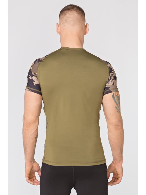 ROUGH RADICAL ROUGH RADICAL Koszulka techniczna FURIOUS ARMY Khaki Slim Fit