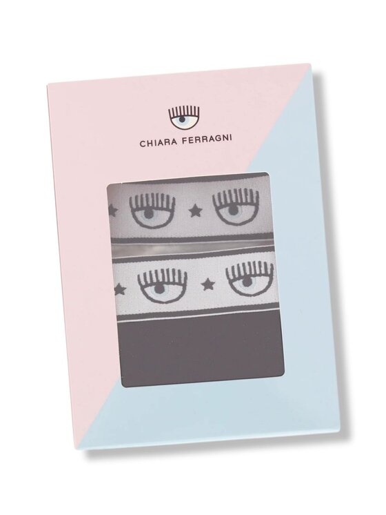 Chiara Ferragni Chiara Ferragni Set di 2 slip 2pack brasiliana Chiara Ferragni donna eyes Nero