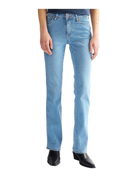 Wrangler Wrangler Jeansy Bootcut Niebieski Bootcut Fit