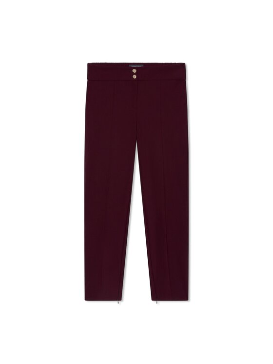 Fiorella Rubino Fiorella Rubino Pantaloni di tessuto P079T005482N036 Bordeaux Regular Fit