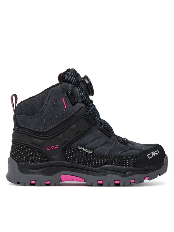 CMP CMP Trekingová obuv Kiruna Mid FitGo Fleece Wp 3Q57894 Čierna