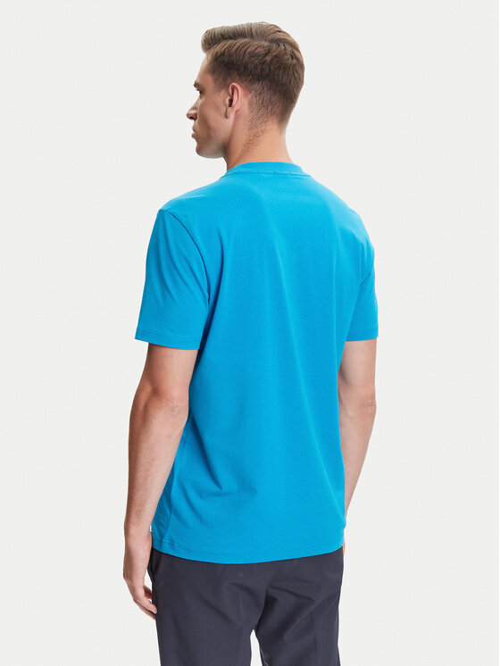 BOSS BOSS T-Shirt 50506373 Turkusowy Regular Fit