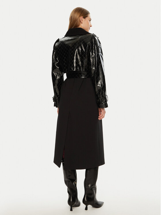 ACCESS FASHION ACCESS FASHION Prechodný kabát 44-9003-504 Čierna Regular Fit