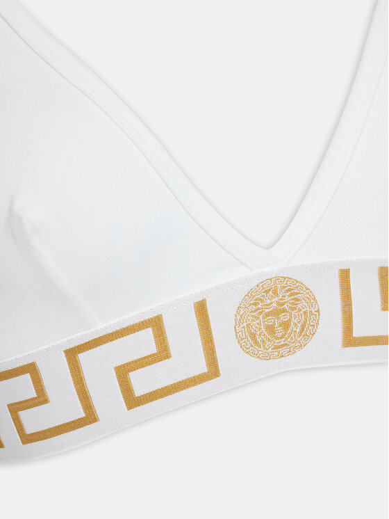 Versace Versace Reggiseno Bralette AUD01047 1A10011 Bianco