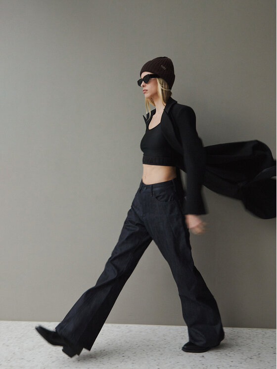 G-Star Raw G-Star Raw Jeansy Contor 3D D27690-D315 Tmavomodrá Wide Leg