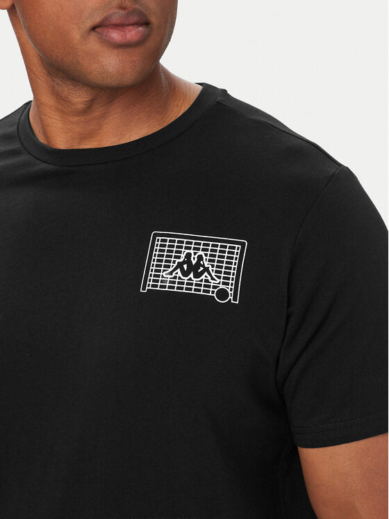 Kappa Kappa T-Shirt 322P14W Czarny Regular Fit