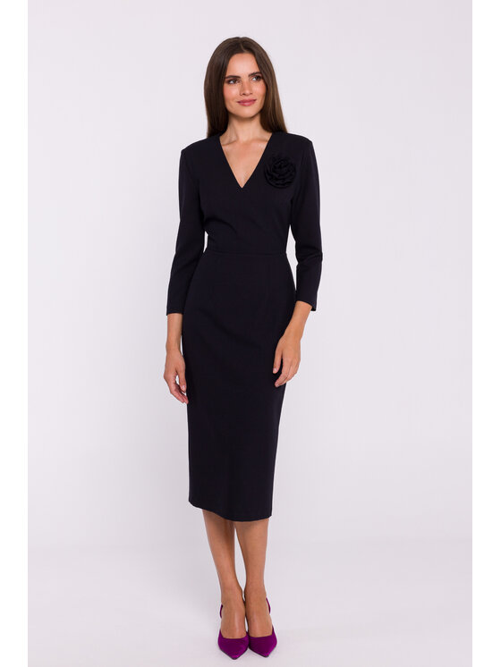 Stylove Stylove Sukienka wieczorowa S372 Czarny Ladies Fit