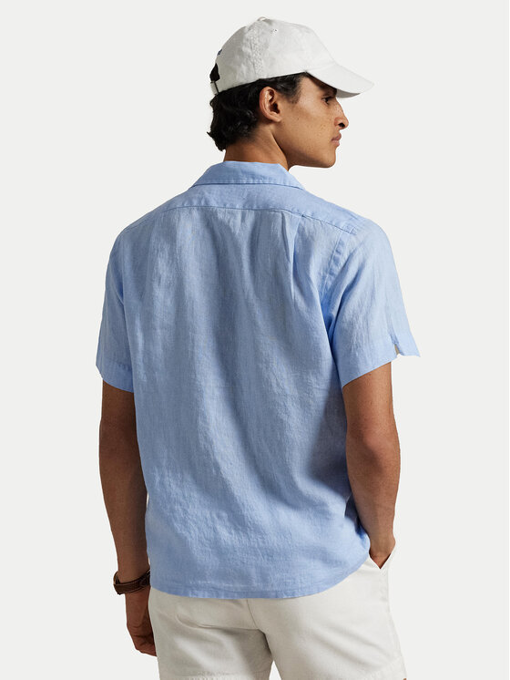 Polo Ralph Lauren Polo Ralph Lauren Marškiniai 710966421005 Žydra Classic Fit
