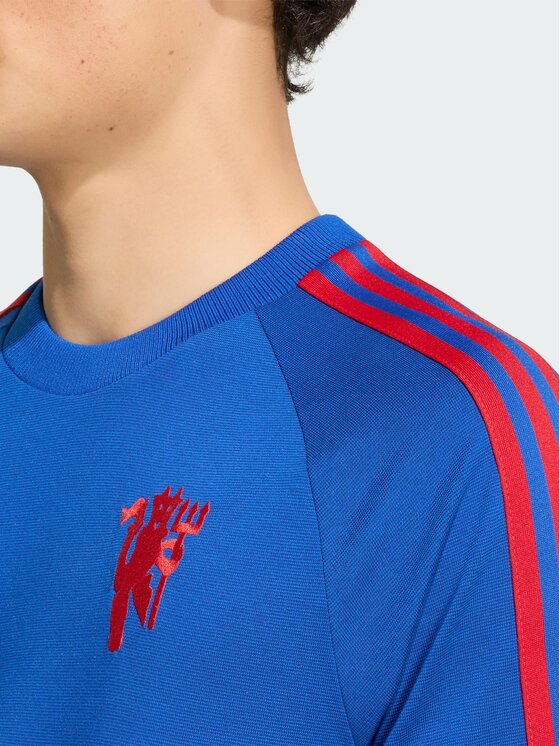 adidas adidas T-Shirt 171602 Niebieski jasny Slim Fit