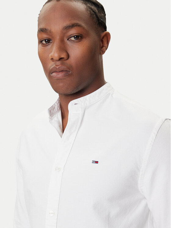 Tommy Jeans Tommy Jeans Πουκάμισο Essential DM0DM21690 Λευκό Regular Fit