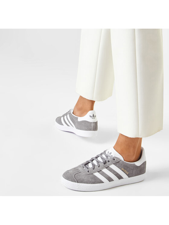 adidas adidas Αθλητικά Gazelle J FW0716 Γκρι