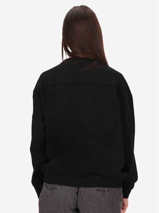 PINKO PINKO Felpa Nelly maglia felpa ricamo logo Nero Regular Fit