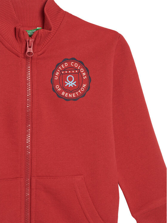 United Colors Of Benetton United Colors Of Benetton Mikina 3J70G503X Červená Regular Fit