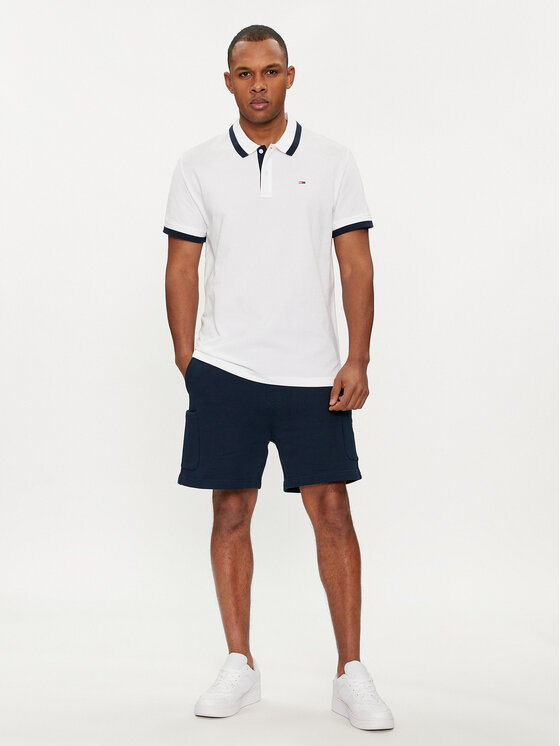 Tommy Jeans Tommy Jeans Поло DM0DM18313 Білий Regular Fit