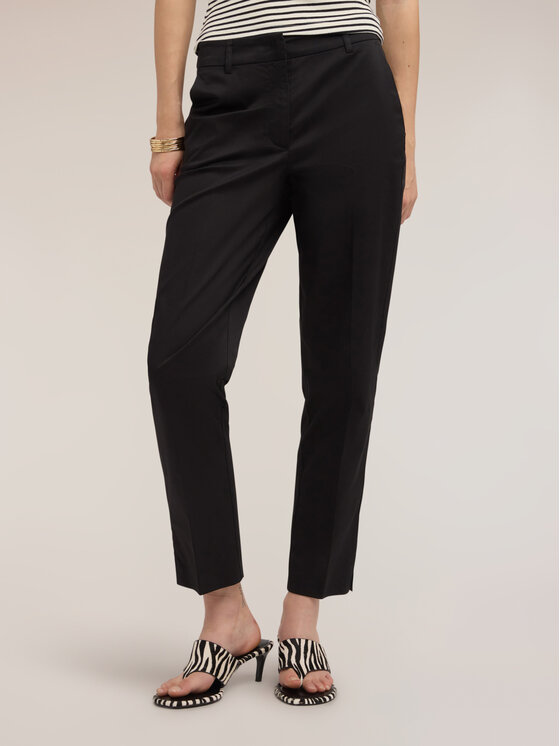 Motivi Motivi Pantaloni di tessuto P03BQ004701N033 Nero Slim Fit