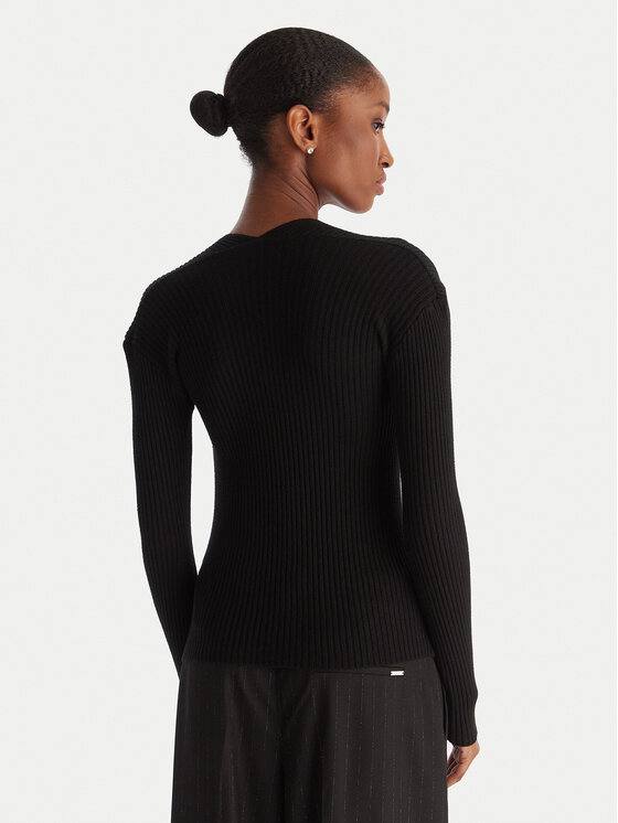 ACCESS FASHION ACCESS FASHION Sweater 54-8048 Fekete Slim Fit