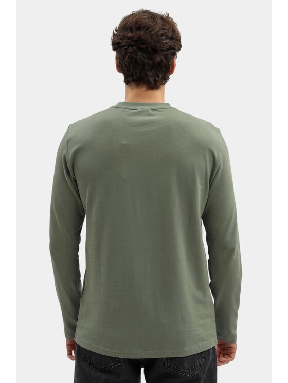 Mustang Mustang T-Shirt Style Arlington Zielony Regular Fit