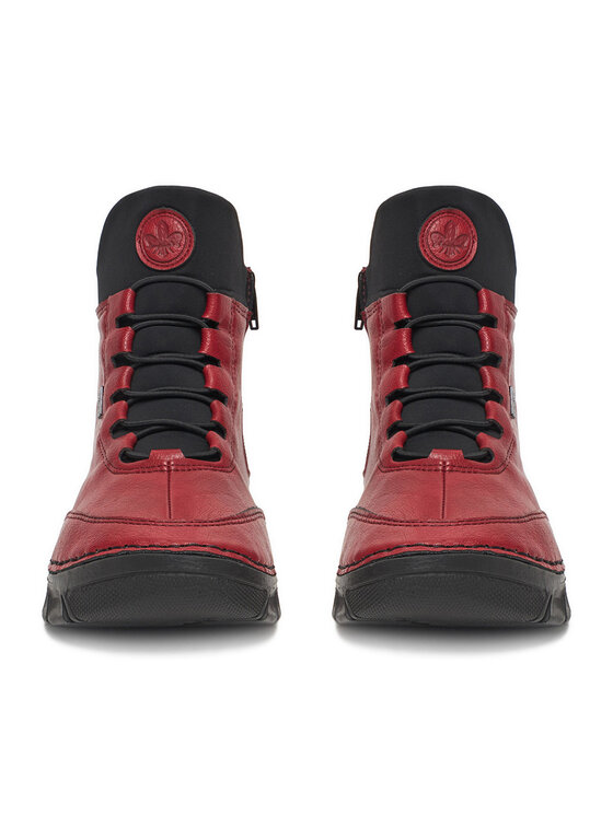 Rieker Rieker Schnürschuhe CEO-55069-35 Dunkelrot