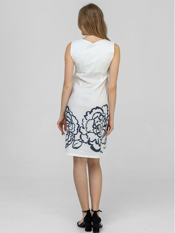 Perso Perso Letné šaty RBE266260F Biela Regular Fit