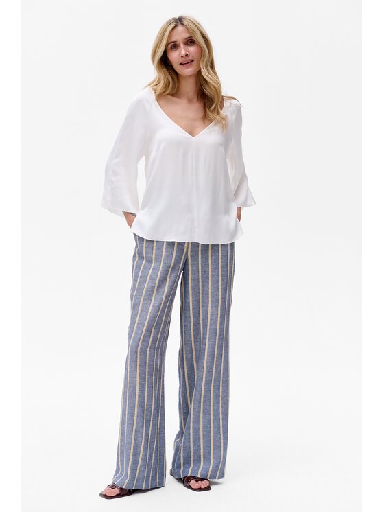 blue shadow blue shadow Bluzka Ida Écru Regular Fit