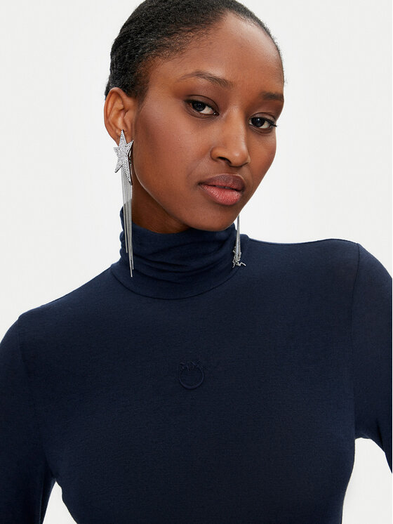 PINKO Pinko Rollkragenpullover Abdaly 102067 A24I Dunkelblau Regular Fit